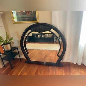 Vintage Italian Cherry Wood Mirror